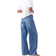 Lindex Wide Peggy Jeans - Denim Blue