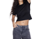 H&M Tight Fitting T-shirt - Black