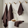 Casaluna Organic Guest Towel Brown (76.2x40.6cm)