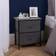 OHS Brooklyn Grey Bedside Table 30x45cm