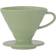 Hario V60 Coffee Dripper 02 Ceramic - Smokey Green