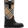 Burberry Nylon Slip-On Boots Med B-Spänne - Svart
