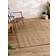 Yard Sandown Jute Effect Rug 140 x 200 cm - Brown, Natural