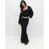 Gina Tricot Soft Touch Maxi Skirt - Svart