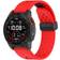 24.se Silicone Strap for Garmin Fenix 5/6/7/8 22mm, Red
