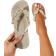 Shein Womens Crystal Glass Decorated Flip Flop Sandals Beach Home Slippers