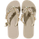 Shein Womens Crystal Glass Decorated Flip Flop Sandals Beach Home Slippers