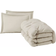 Truly Soft Oversized Puffer Comforter Set 3 Piece Bedspread Beige (228.6x248.9cm)