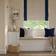 Dunelm Luna Bordered Navy 183x137cm