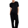 H&M Linen Blend Drawstring Trousers - Black