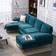 FCH U-Shaped Blue/Green Sofa 113.4" 4 Seater