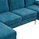 FCH U-Shaped Blue/Green Sofa 113.4" 4 Seater