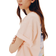 H&M Oversized Motif Detail T-shirt - Light Peach Pink/Sicily
