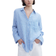 H&M Linen Shirt - Blue/Striped
