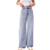 Pull&Bear High Rise Wide Leg Jeans - Blue