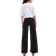 Stradivarius Petite Wide Leg Jeans - Black