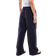 New Look Linen Wide Leg Trousers - Navy
