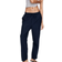 H&M Linen Blend Drawstring Trousers - Navy Blue