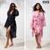 OHS Beach Robe Womens Dressing Gown - Black