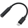 Dacota Platinum Lightning - 3.5mm M-F Black 0.1m