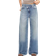 Pull&Bear Crossover Waist Mid Risewide Leg Jeans - Blue
