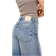 Pull&Bear Crossover Waist Mid Risewide Leg Jeans - Blue
