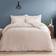 Dunelm Alston Waffle Pillow Case Natural (76x48cm)