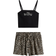H&M 2-Piece Strappy Top And Shorts Set - Black