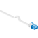 MicroConnect Flat U/UTP Cat6a RJ45 - RJ45 M-M White 10m