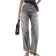 New Look Wide Leg Carpenter Jeans - Washed Grey