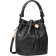 Tory Burch T Monogram Pebbled Mini Bucket Bag - Black