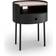 Elements Griffin Black Bedside Table 39.5x45.5cm
