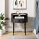 Elements Griffin Black Bedside Table 39.5x45.5cm