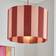 Dunelm Beatrice Stripe Dark Pink Shade ∅ 30cm