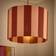 Dunelm Beatrice Stripe Dark Pink Shade ∅ 30cm