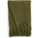 Dunelm Brushed Boucle Throw Blanket - Olive Blankets Green (180x130cm)