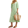 New Look Gingham Check Smock Midi Dress - Green