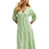 New Look Gingham Check Smock Midi Dress - Green