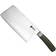 Hexclad Damascus Steel 7 Inch Cleaver with Steel Bolster Handle Chef's Knife 7.1 "