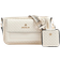 River Island Monogram Pouchette Cross Body Bag - Cream