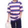 H&M Pojke Vit T-shirt Med Tryck - Blå/Randig