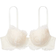 Victoria's Secret Dream Angels Boho Floral Embroidery Lightly Lined Demi Bra - Coconut White