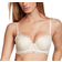Victoria's Secret Dream Angels Boho Floral Embroidery Lightly Lined Demi Bra - Coconut White