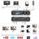 TKHIN Capture card, audio video capture card with microphone 4k hdmi loop-out, 1080