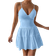 Shein Solid Ruffle Hem Cami Dress For Summer