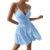 Shein Solid Ruffle Hem Cami Dress For Summer