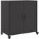 vidaXL 68.5x39x72cm Black Sideboard 68x72cm