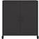 vidaXL 68.5x39x72cm Black Sideboard 68x72cm