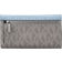 Michael Kors Jet Set Travel Signature Logo Tri Fold Wallet - Lt Sky Mlt
