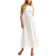 New Look Rib Racerback Broderie Anglaise Embroidered Midi Dress - White